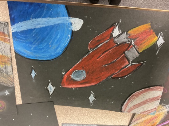 Year 5 Explore Space Art