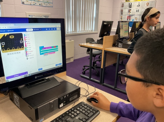 Year 6 explore Computing Using Micro:bits
