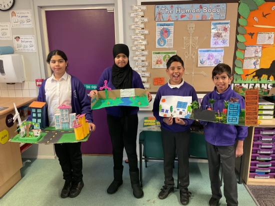 Year 6 make their own 'Green City'!